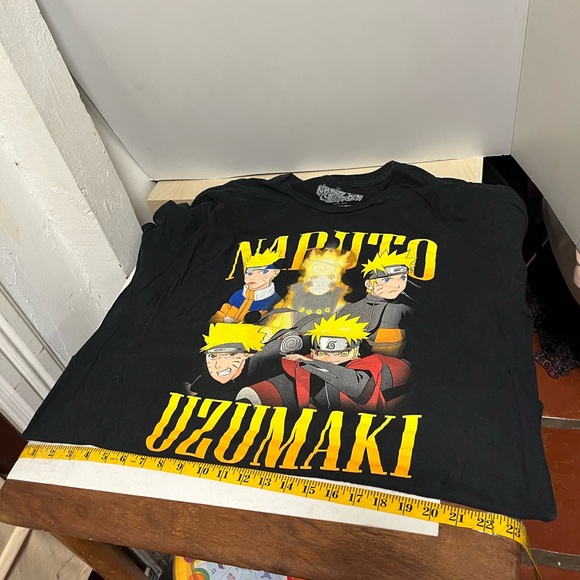 Naruto black T-Shirt anime retro - Picture 7 of 7